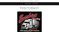 Desktop Screenshot of everharttruckingllc.com